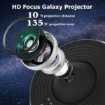 Night Light Galaxy Projector Starry Sky Projector 360° Rotate Planetarium Lamp For Kids Bedroom Valentines Day Gift Wedding Deco - Image 5