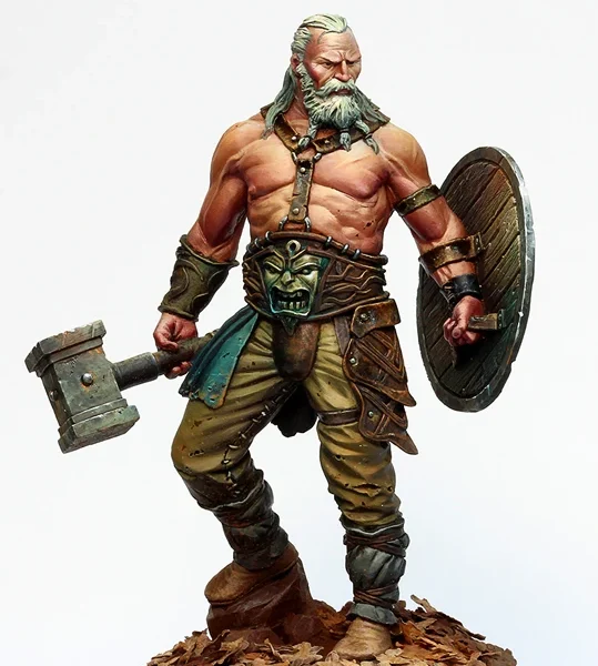 1/24 Resin Figure Model Kits barbarian warrior Unassambled Unpainted S98