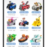 10kinds Genuine Paw Patrol Everest Ryder Rex Skye Chase Rocky Zuma Vehicle with Collectible Figure Birthday Gift Children Toy - Image 2