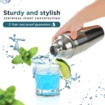 TEAVAS 25 Pieces Mixology Bartender Kit with Cocktail Shaker & Japanese Jigger - Cocktail & Alcohol Mixer Shaker Set - barware - Image 3
