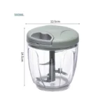 500/900ML Garlic Chopper Manual Garlic Press Food Vegetables Cutter Meat Grinders Kitchen Gadgets Hand Mincer Garlic Masher - Image 6