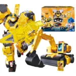 New Metal Cardbot Transforming Robot to Car Action Figures BLUE COP with Card Transformation Car Toys for Child Gift - Image 6