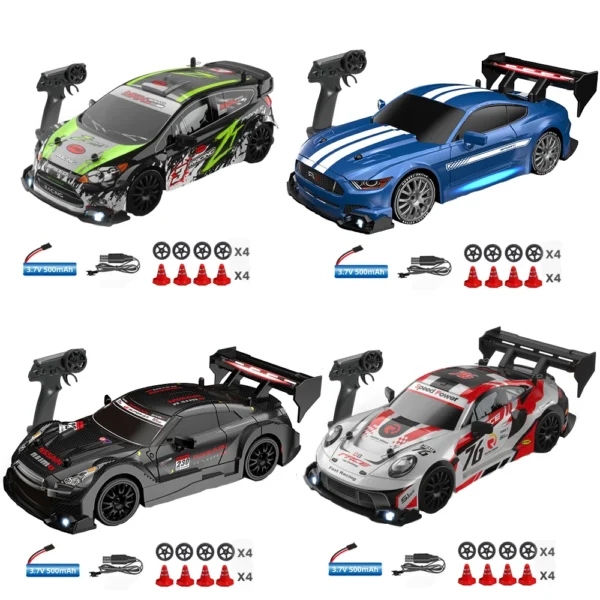 1:24 4WD High Speed RC Drift Car Car Remote Control Car Four Wheel Drive GTR Racing Vehicles Electric Racing Car Toys for Boys