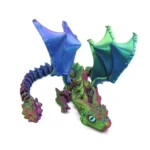 3D Printed Magic Dragon Movable Joint Fidget Toy Rotatable Articulated Office Desktop Ornament Adults Kid Toy Crafts Gift - Image 4