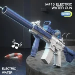 New Water Gun Electric Pistol Shooting Toy Full Automatic Outdoor Beach Gun Summer Water Beach Toy Play The Drum Magazine - Image 4