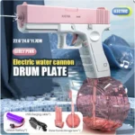 New Water Gun Electric Pistol Shooting Toy Full Automatic Outdoor Beach Gun Summer Water Beach Toy Play The Drum Magazine - Image 2