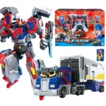 New Metal Cardbot Transforming Robot to Car Action Figures BLUE COP with Card Transformation Car Toys for Child Gift - Image 5