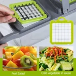 Kitchen Gadget Handheld Vegetable Slicer Julienne Grater Multifunctional Potato Shredder Vegetable Cutter for Salad and Cooking - Image 4