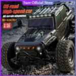 Rc Cars 16103Pro 50km/h or 75km/h with LED 1/16 Brushless Moter 4WD Off Road 4x4 High Speed Drift Monster Truck Kids Toys Gift - Image 4