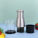 Stainless Steel Manual Hand Chopper Kitchen Tools Food Chopper Mini Garlic Mincer for Garlic Ginger Herbs Nuts - Image 5