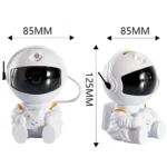 2022 Remote Control Atmosphere Light Robot 360° Rotating Night Light Stepless Dimming Projector Night Lamp Net Red Selfie Light - Image 3