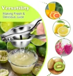 Stainless Steel Lemon Squeezer Manual Lemon Clip Processor Household Orange Citrus Juicers Fruit Pressing Kitchen Accessories - Image 2
