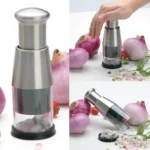 Stainless Steel Manual Hand Chopper Kitchen Tools Food Chopper Mini Garlic Mincer for Garlic Ginger Herbs Nuts - Image 3