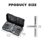 VMAN 40in1 Multifunction Ratchet Screwdriver Set Multi Magnetic Bits Mini Repair Tool Kit Household Tool For PC & Iphone Etc. - Image 2