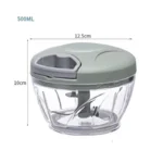 500/900ML Garlic Chopper Manual Garlic Press Food Vegetables Cutter Meat Grinders Kitchen Gadgets Hand Mincer Garlic Masher - Image 5