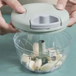 500/900ML Garlic Chopper Manual Garlic Press Food Vegetables Cutter Meat Grinders Kitchen Gadgets Hand Mincer Garlic Masher - Image 4