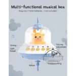 Musical Baby Crib Mobile with Lights Music Projection for Infants Remote Control Crib Toys for Newborn Baby Mobile for Crib Toys - Image 3