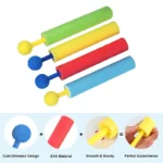4pcs Water Blaster Water Guns for Kids Shooter Portable 4 Colors 30ft Range Children Foam Water Gun Summer Swimming Pool Toys - Image 4