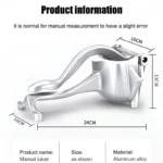 Home Multifunctional Juicer Watermelon Juice Lemon Juice Press Manual Juicer Portable Original Juice - Image 6