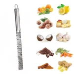 Handheld Cheese Grinder Stainless Steel Garlic Grater Vegetable Fruit Grinder Lemon Zester Citrus Ginger Cheese Grinding Tools - Image 6