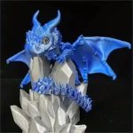 3D Printed Magic Dragon Movable Joint Fidget Toy Rotatable Articulated Office Desktop Ornament Adults Kid Toy Crafts Gift - Image 6