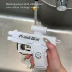 Outdoor Summer Water 2-Way Squirt Gun - Press & Spray Water Gun,Reverse Splash Toy for Prank Fun,Stress Relief, Water Fight Game - Image 3