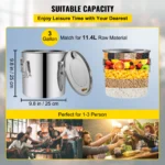Succebuy 12/30L Alcohol Brewing Distiller DIY Moonshine Apparatus Stainless Steel Still Whisky Beer Brandy Home Appliance - Image 5