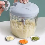 500/900ML Garlic Chopper Manual Garlic Press Food Vegetables Cutter Meat Grinders Kitchen Gadgets Hand Mincer Garlic Masher - Image 2