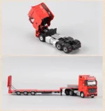 Perka Model 1:64 Flatbed Trailers And Trailer Heads Alloy Car Model Classics Adult Souvenir Gift Hobby & Toys