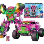 New Metal Cardbot Transforming Robot to Car Action Figures BLUE COP with Card Transformation Car Toys for Child Gift - Image 4