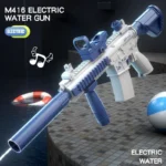 New Water Gun Electric Pistol Shooting Toy Full Automatic Outdoor Beach Gun Summer Water Beach Toy Play The Drum Magazine - Image 3