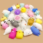 50-5PCS Mochi Squishies Kawaii Anima Squishy Toys For Kids Antistress Ball Squeeze Party Favors Stress Relief Toys For Birthday - Image 2