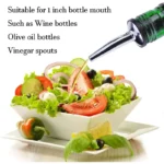 Stainless Steel Wine Bottle Stopper Olive Oil Pourer Dispenser Spout Bottle Pourer Stopper For Bottle Liquor Bar Accessories - Image 2