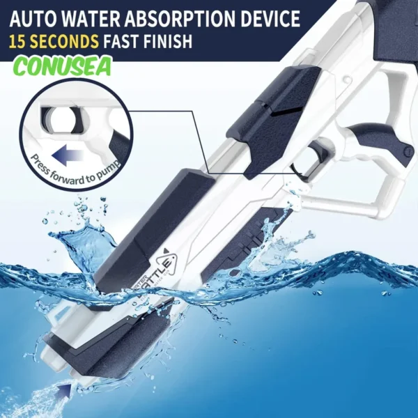 Electric Water Gun Squirt Pistol space battle Guns Children pool Beach Outdoor Party Fight Shooting Toys for Boys Kid Games